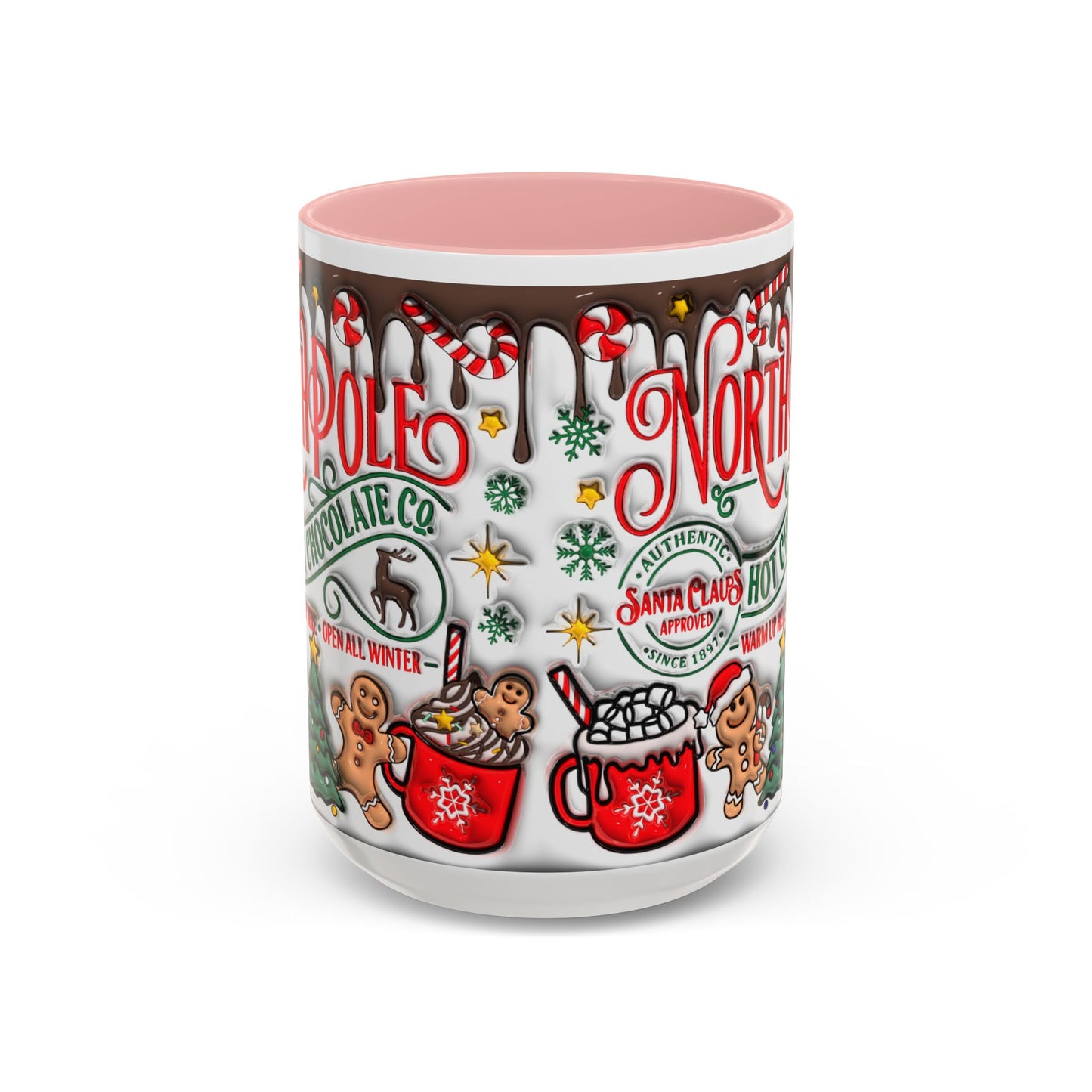 Christmas Accent Coffee Mug (11, 15oz)