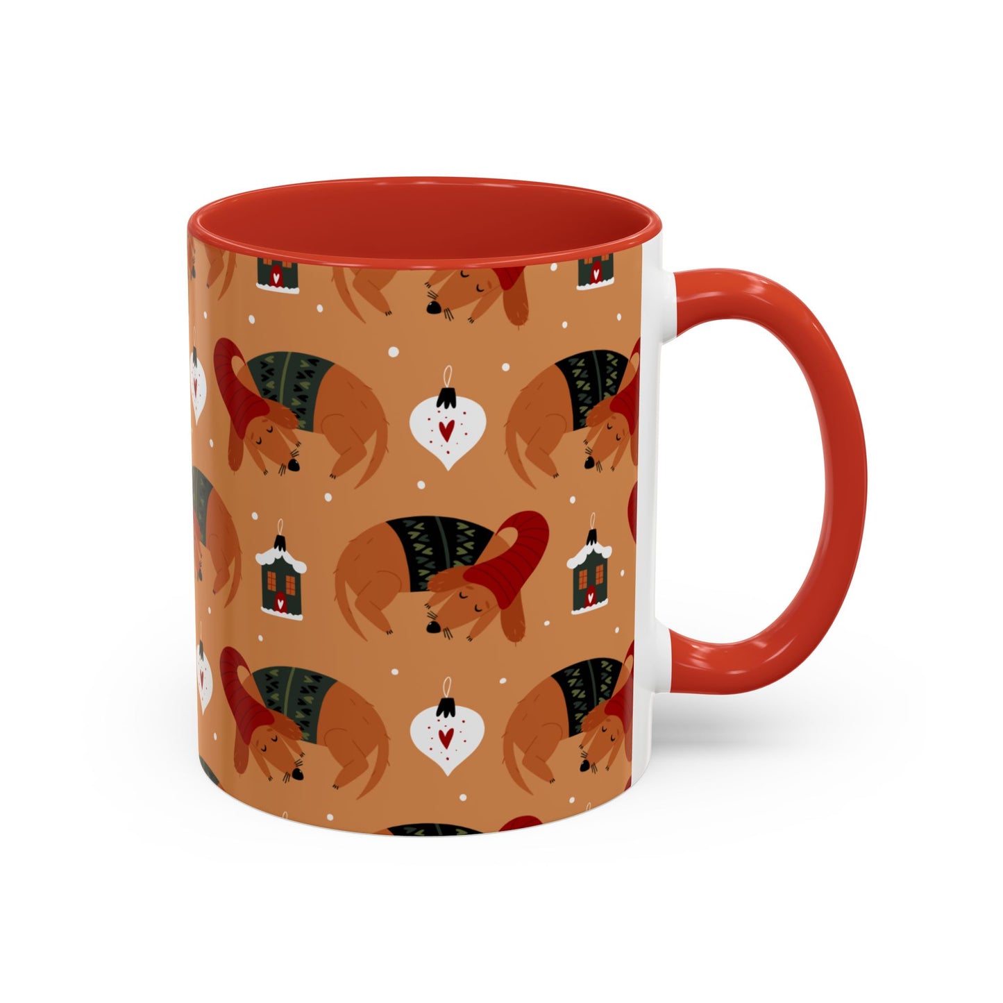 Christmas Accent Coffee Mug (11, 15oz)