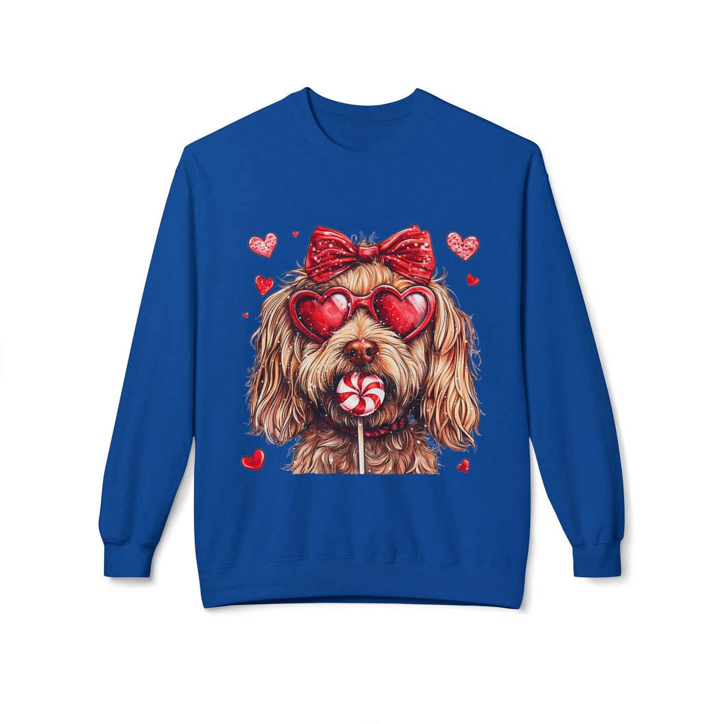 Valentines Unisex Midweight Softstyle Fleece Crewneck Sweatshirt