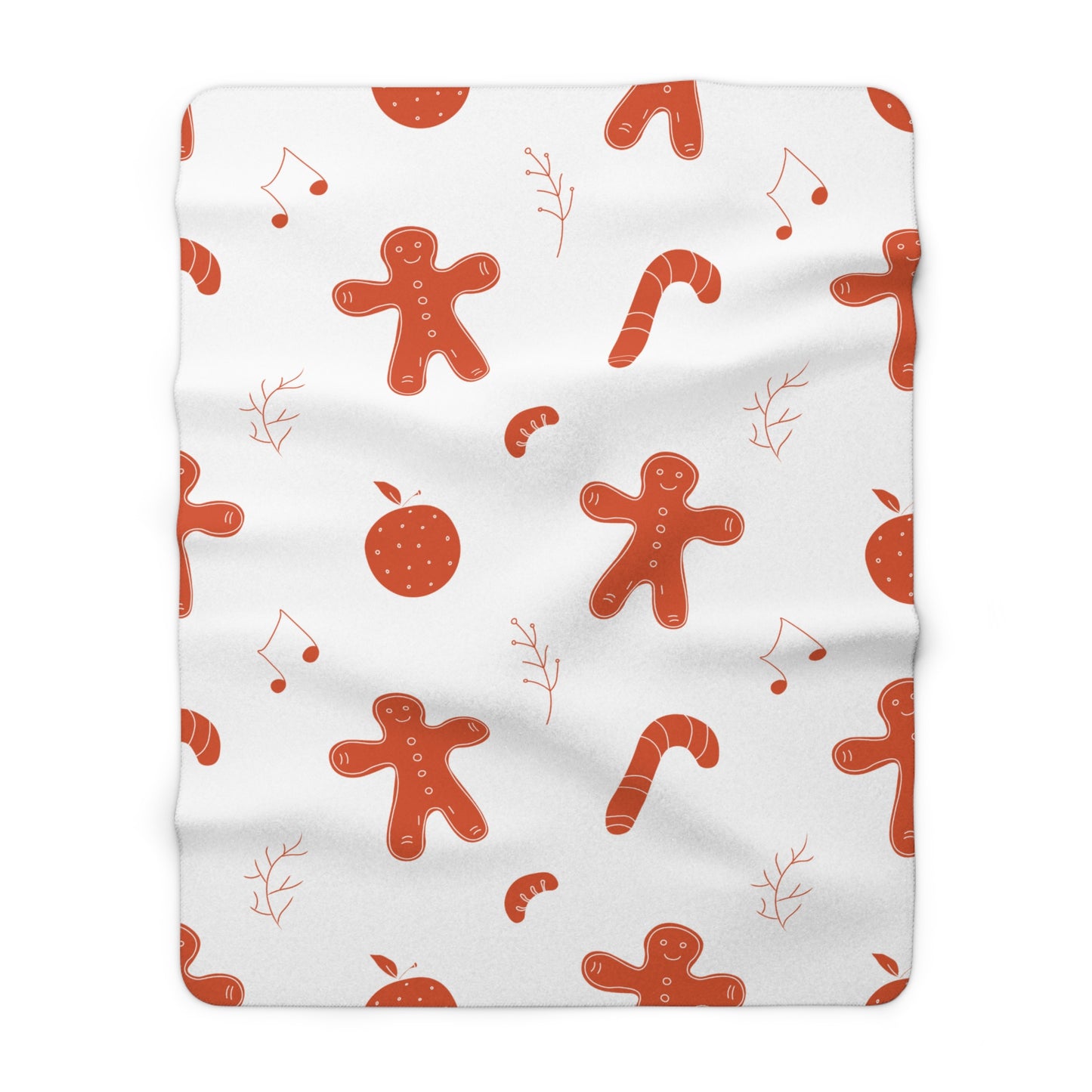 Christmas Candy Cane Blanket