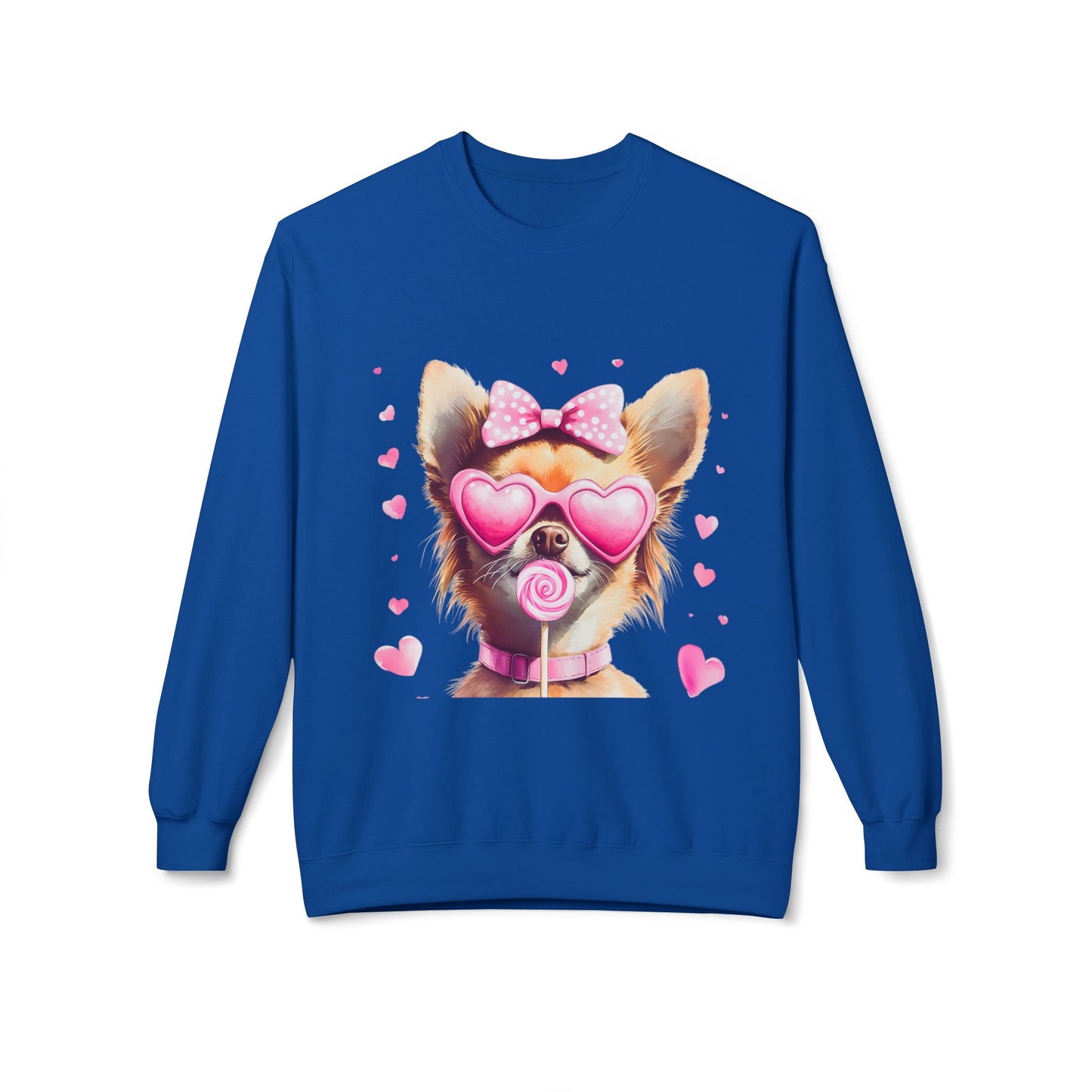 Valentines Unisex Midweight Softstyle Fleece Crewneck Sweatshirt