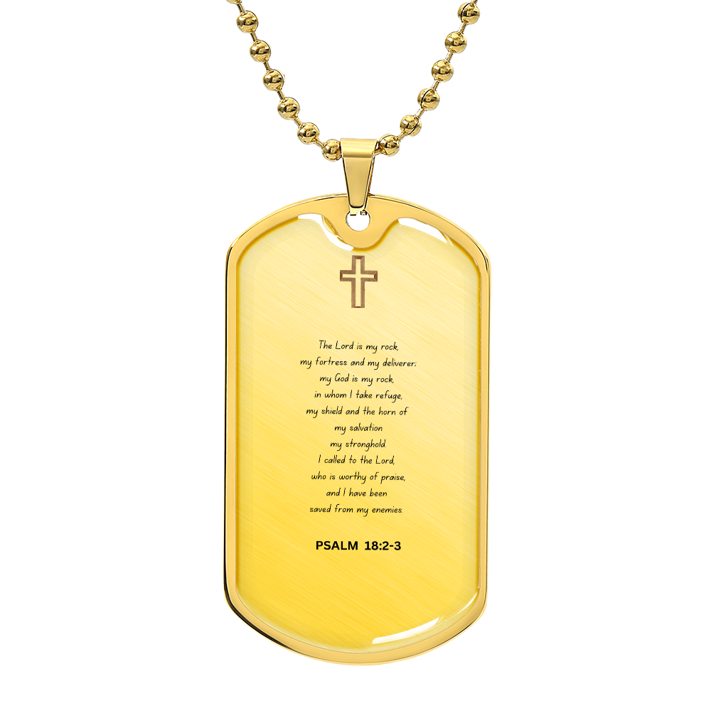Spiritual Luxury Graphic Dog Tag Necklace