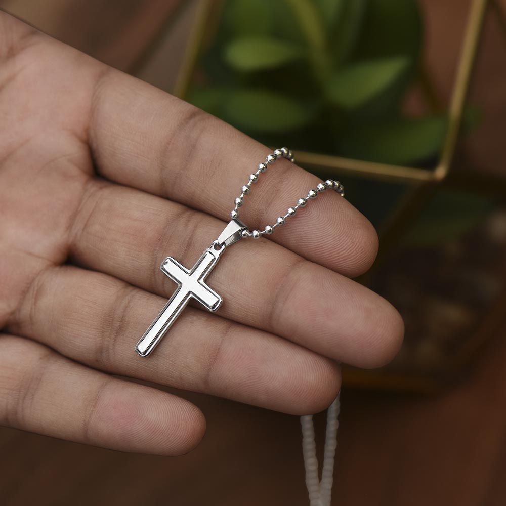 Wife Stainless Cross Necklace