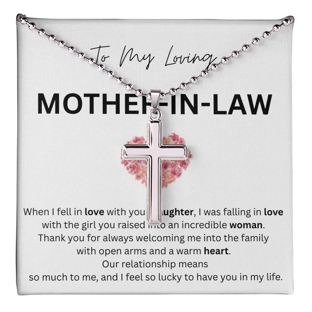 Mother-In-Law Cross Necklace