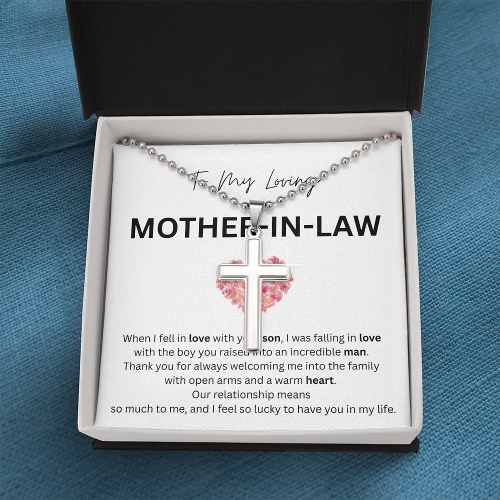 Mother-In-Law Cross Necklace