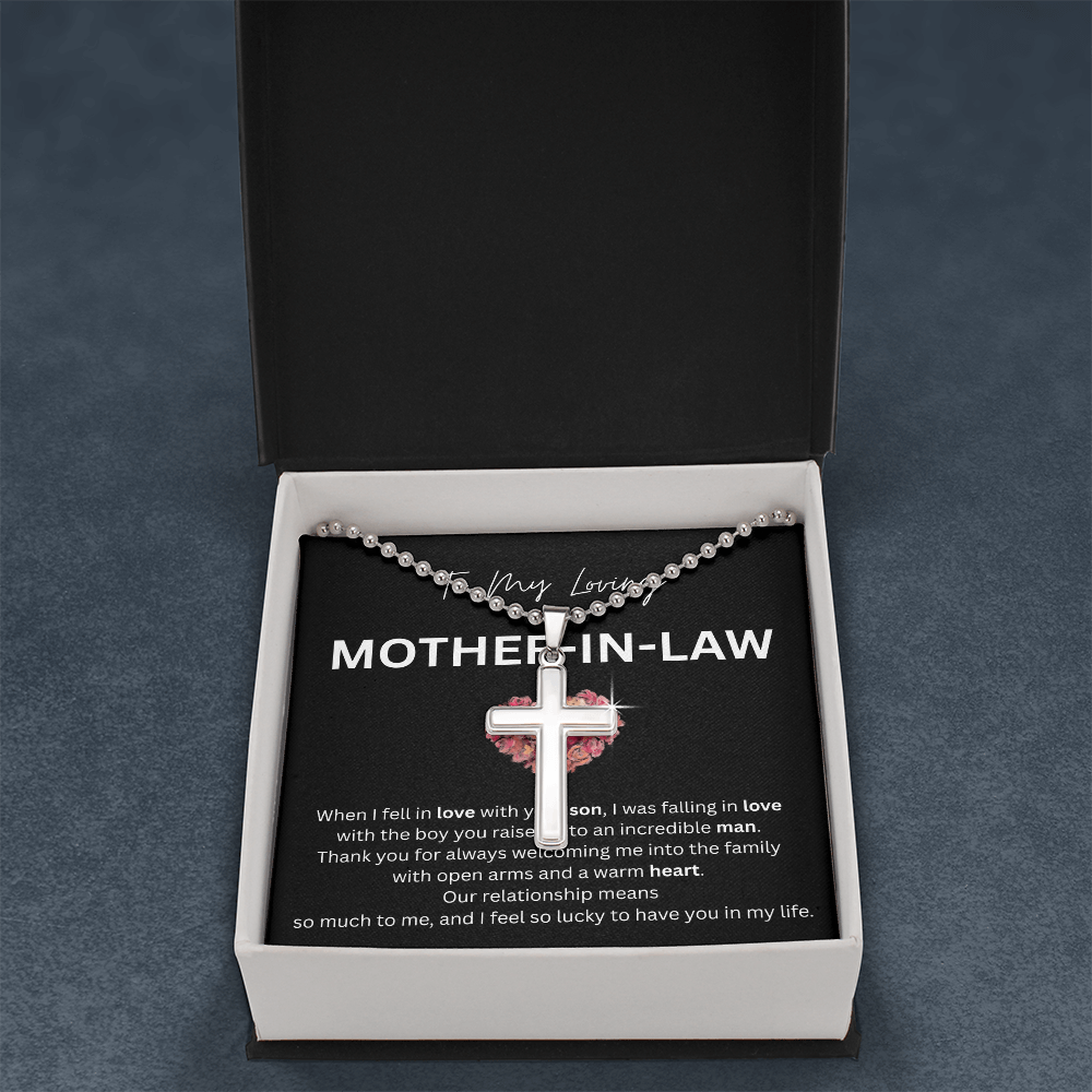 Mother-In-Law Cross Necklace