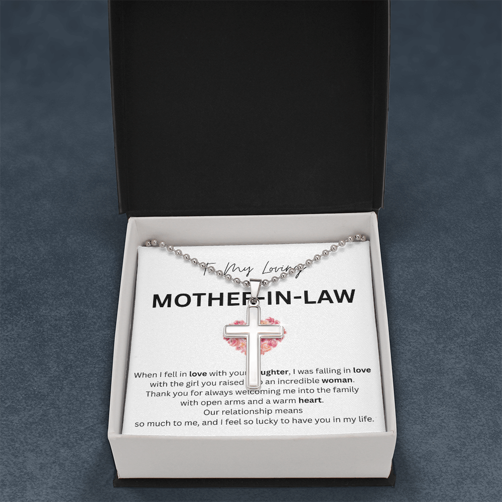 Mother-In-Law Cross Necklace