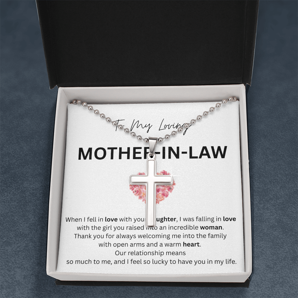 Mother-In-Law Cross Necklace