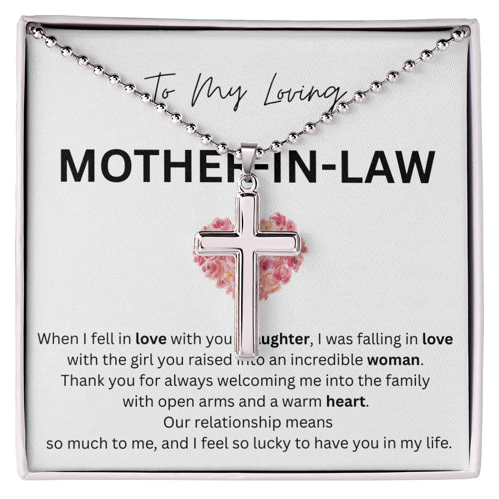Mother-In-Law Cross Necklace