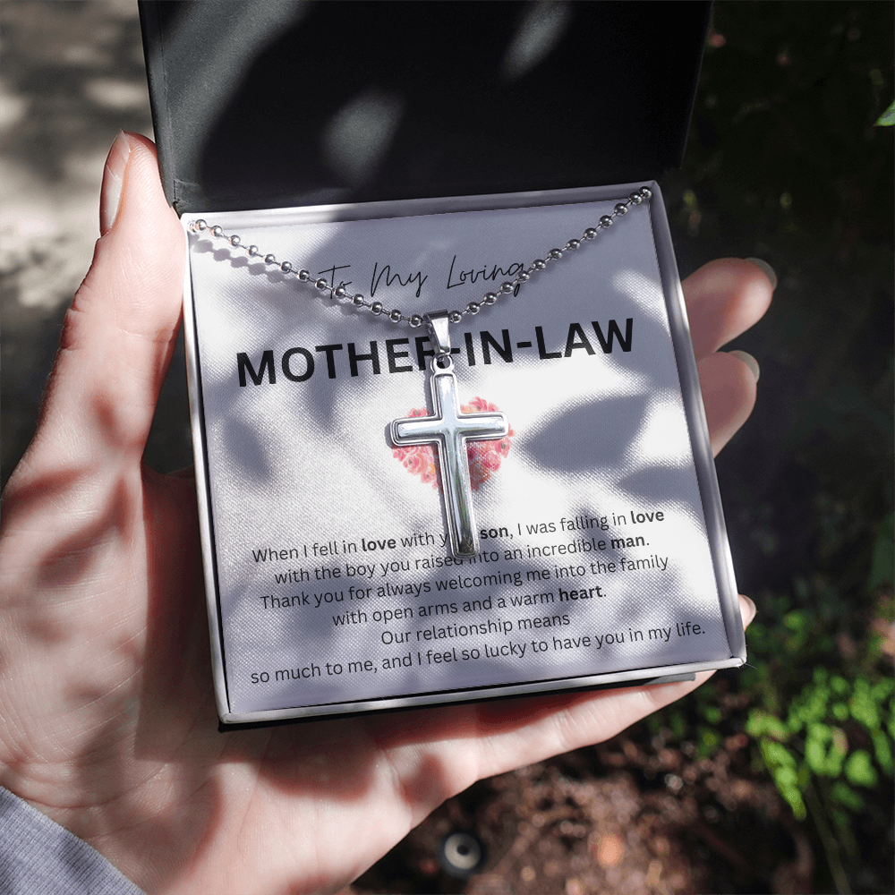 Mother-In-Law Cross Necklace