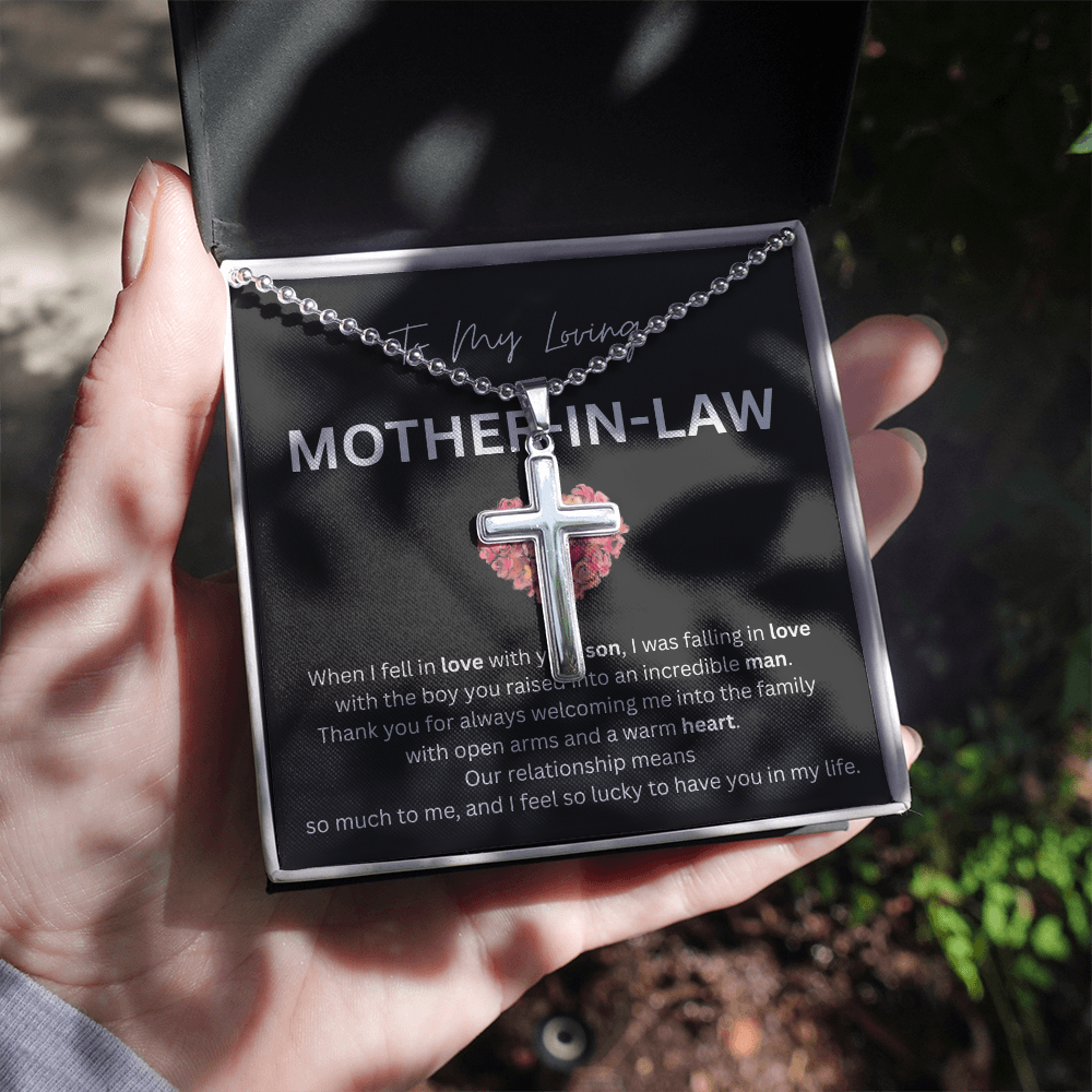 Mother-In-Law Cross Necklace