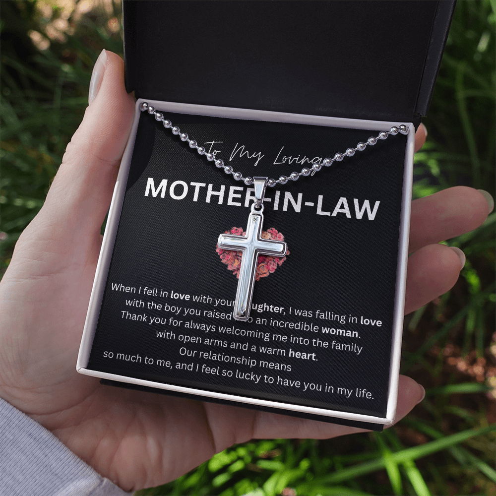 Mother-In-Law Cross Necklace