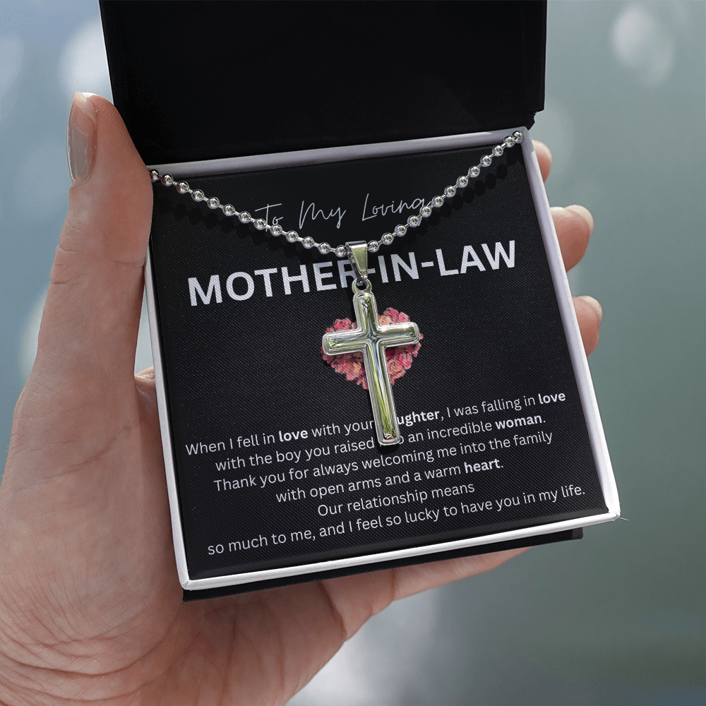 Mother-In-Law Cross Necklace