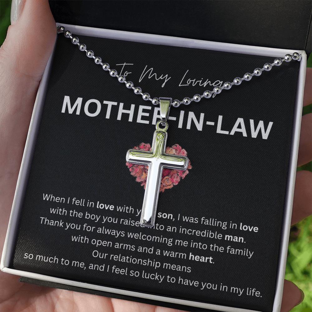 Mother-In-Law Cross Necklace