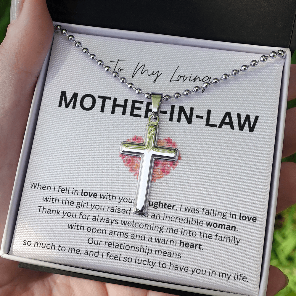 Mother-In-Law Cross Necklace