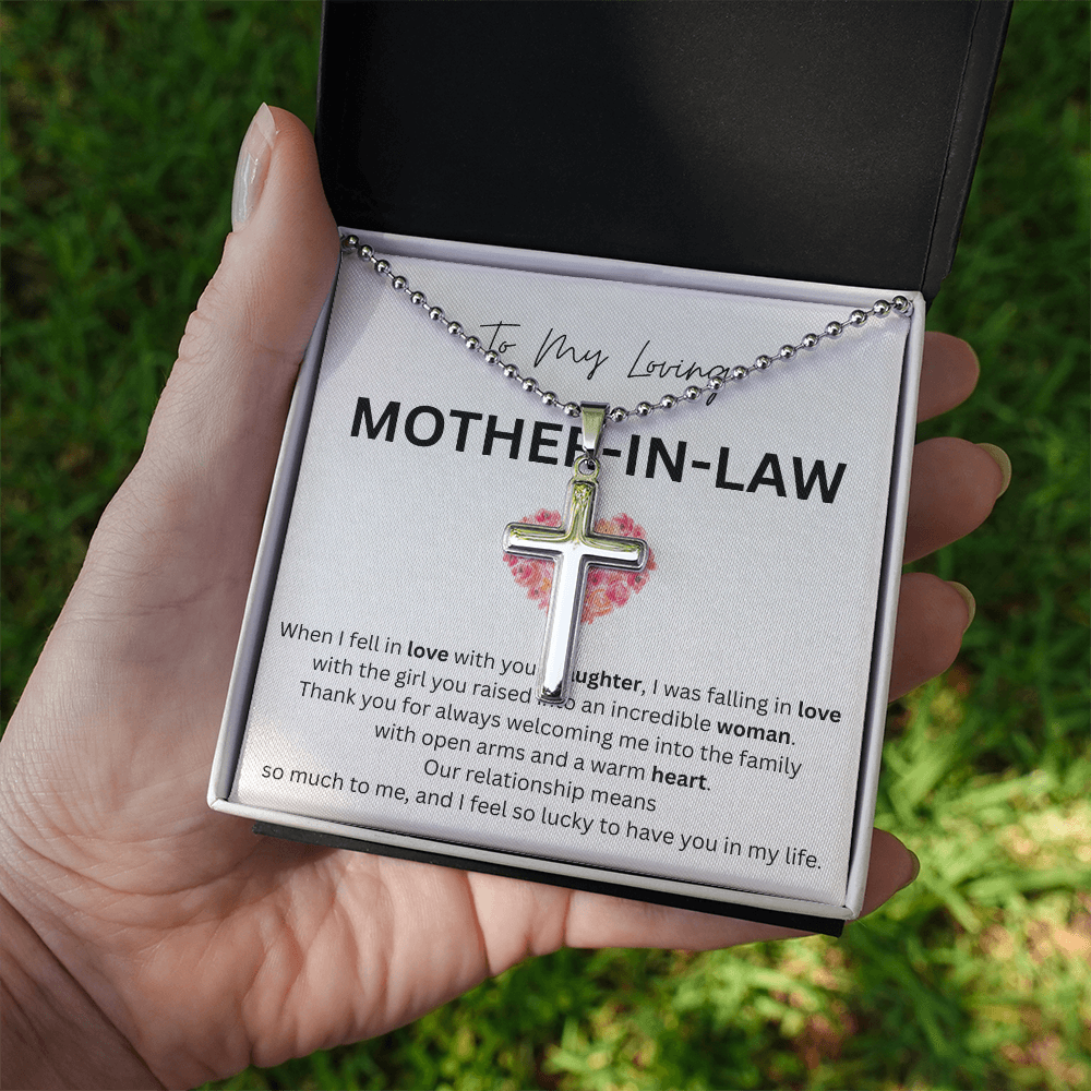 Mother-In-Law Cross Necklace