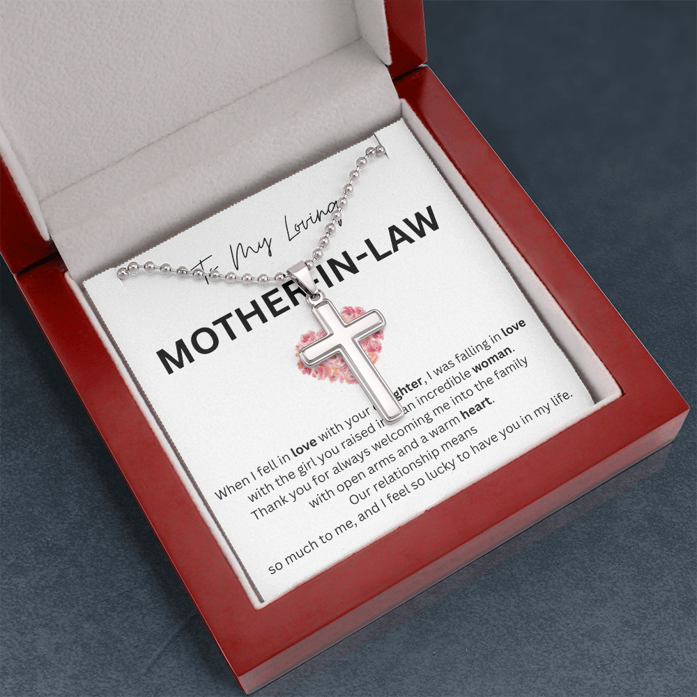 Mother-In-Law Cross Necklace