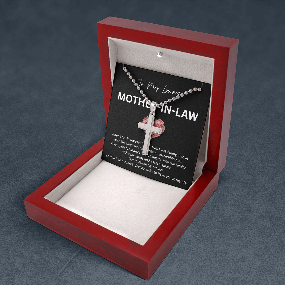 Mother-In-Law Cross Necklace