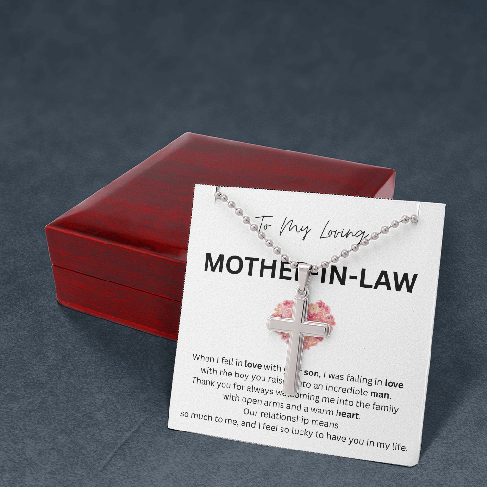 Mother-In-Law Cross Necklace