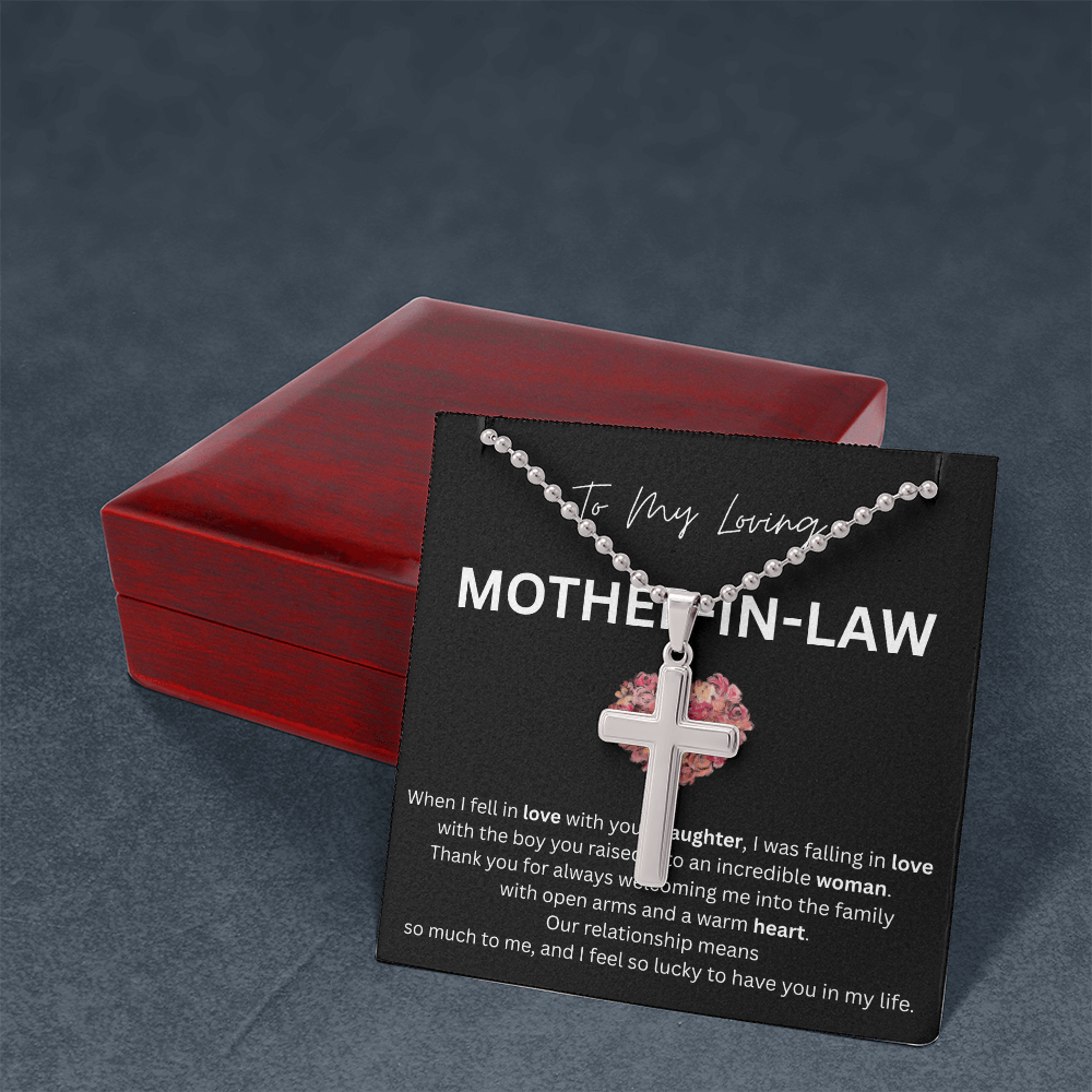 Mother-In-Law Cross Necklace