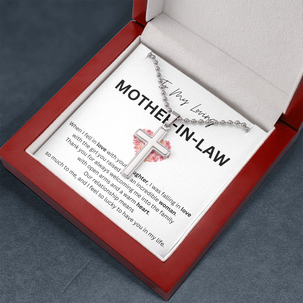 Mother-In-Law Cross Necklace