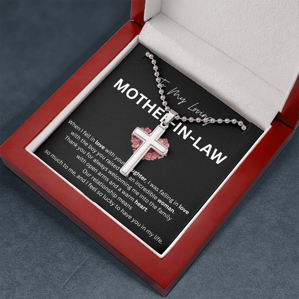 Mother-In-Law Cross Necklace