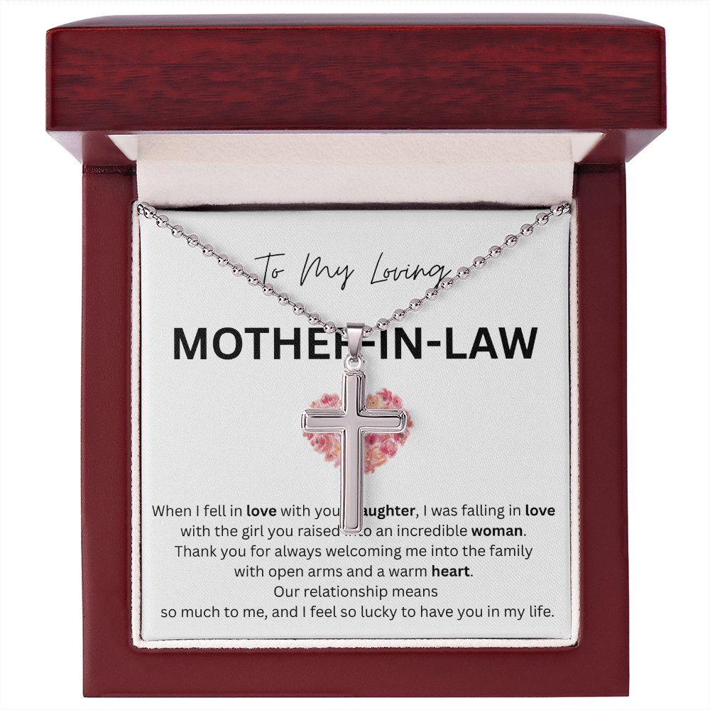 Mother-In-Law Cross Necklace