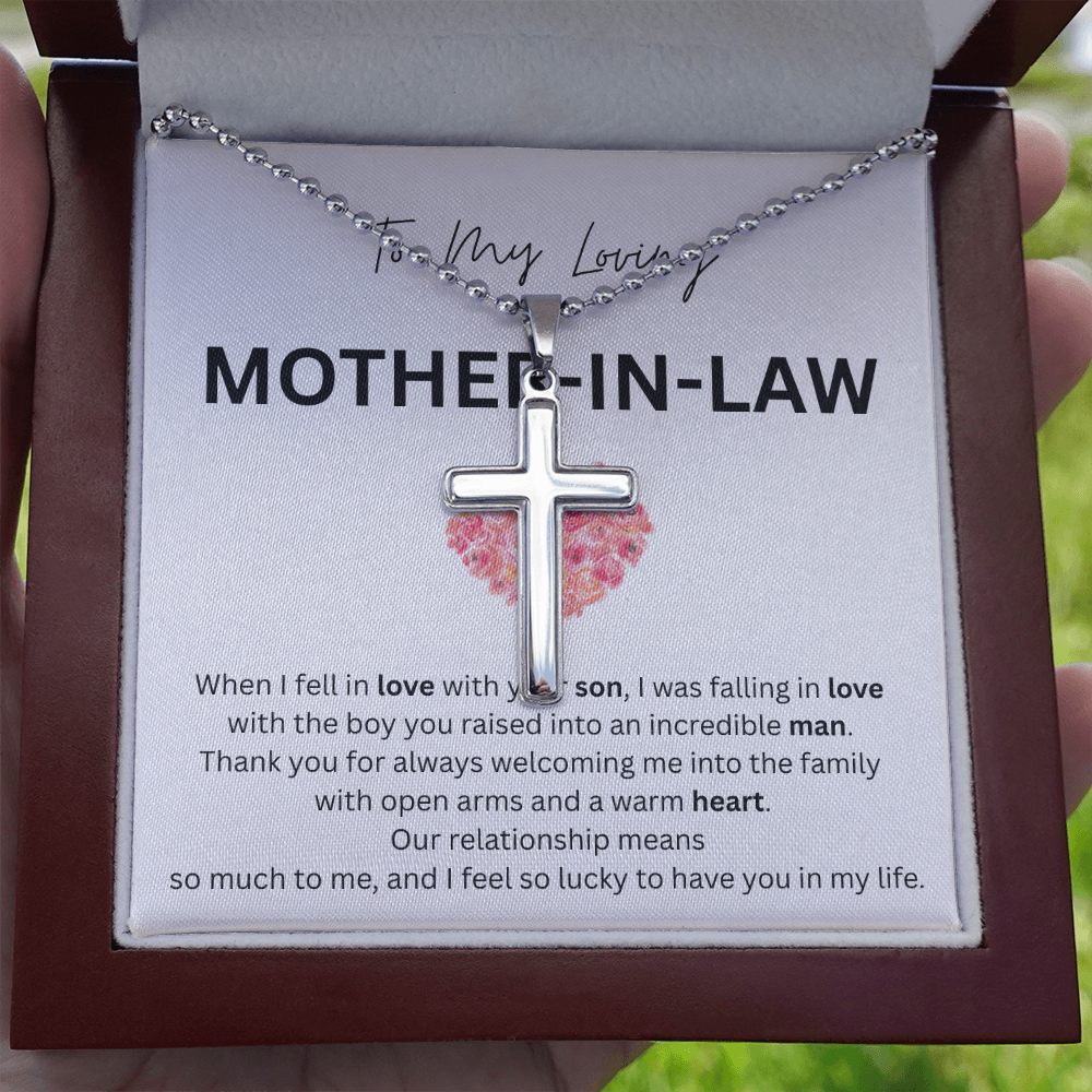 Mother-In-Law Cross Necklace