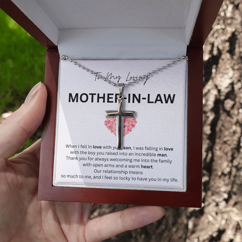 Mother-In-Law Cross Necklace