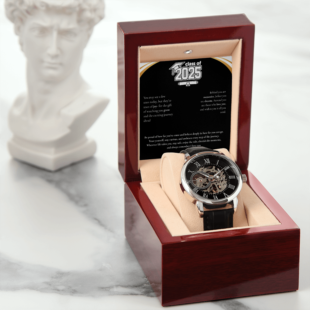 Graduation Men's Openwork Watch