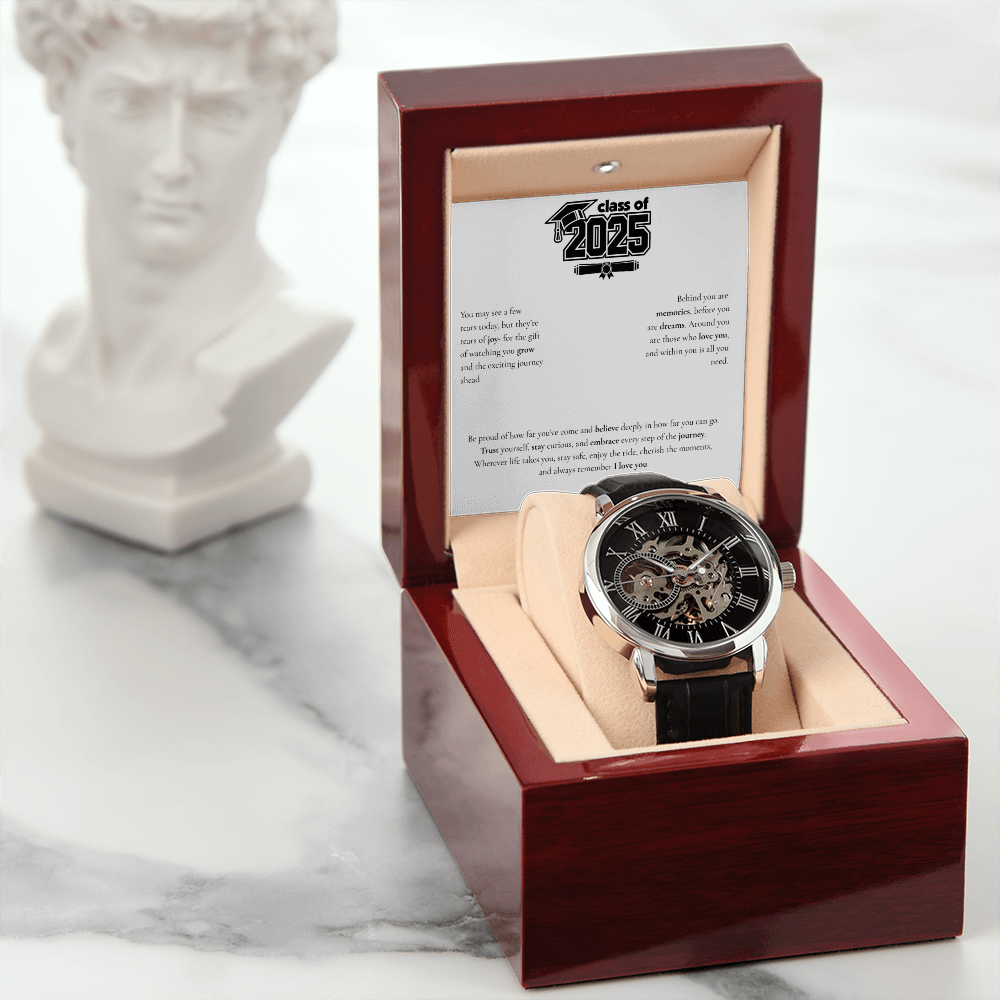 Graduation Men's Openwork Watch