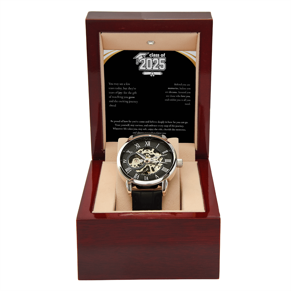 Graduation Men's Openwork Watch