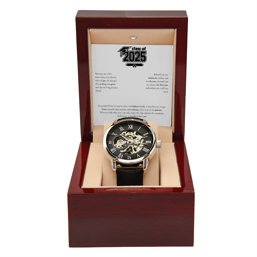 Graduation Men's Openwork Watch