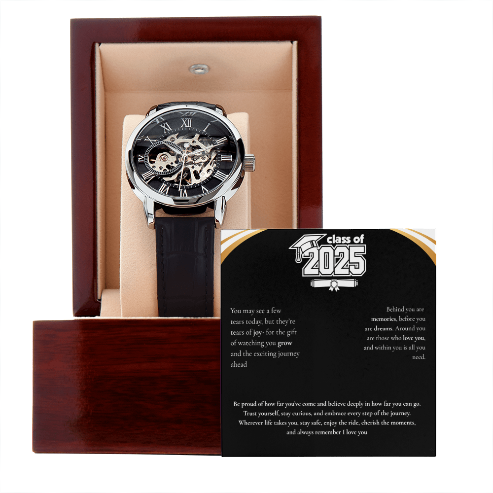 Graduation Men's Openwork Watch