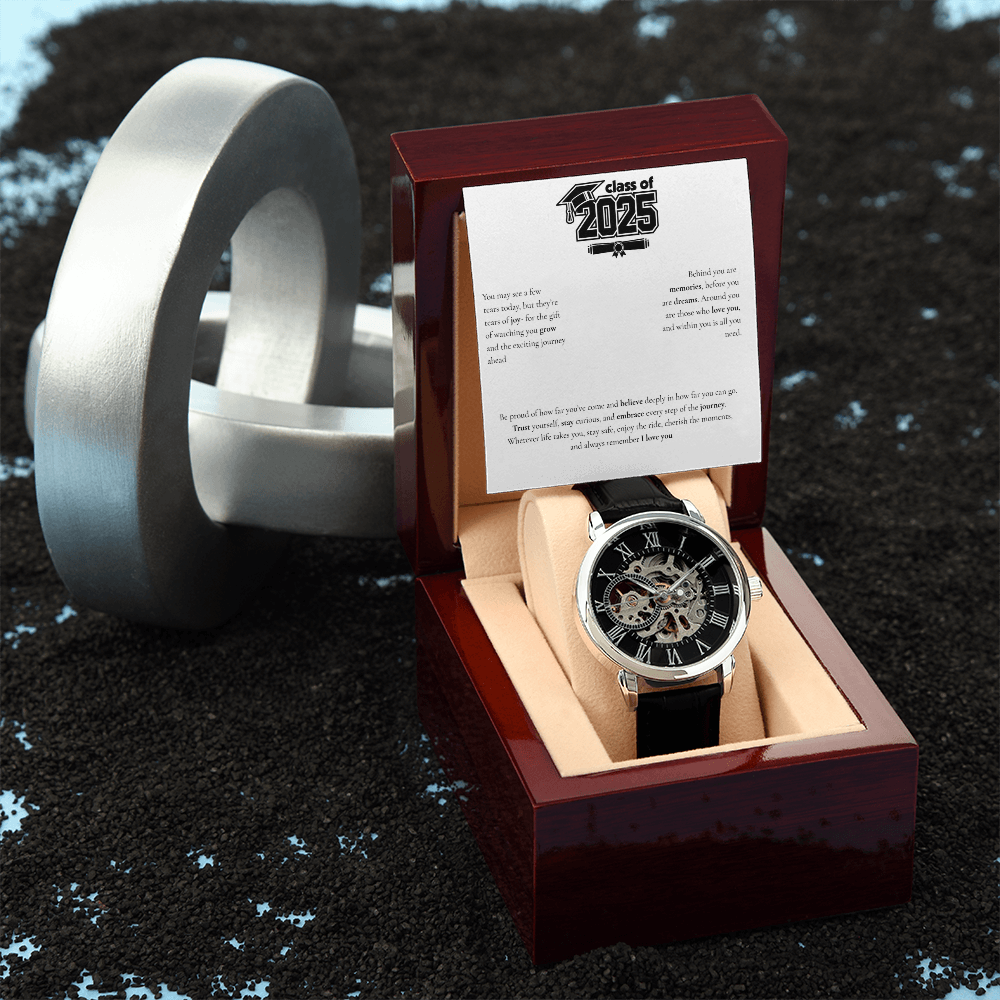 Graduation Men's Openwork Watch