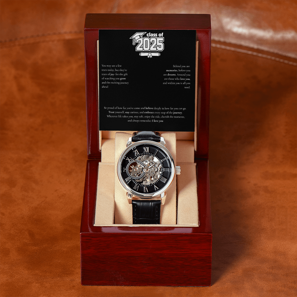 Graduation Men's Openwork Watch