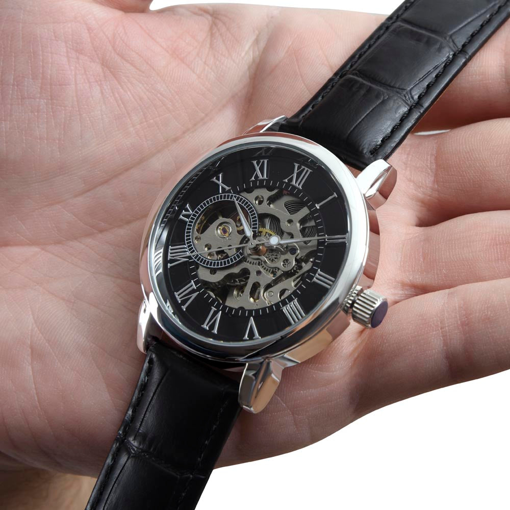 Graduation Men's Openwork Watch