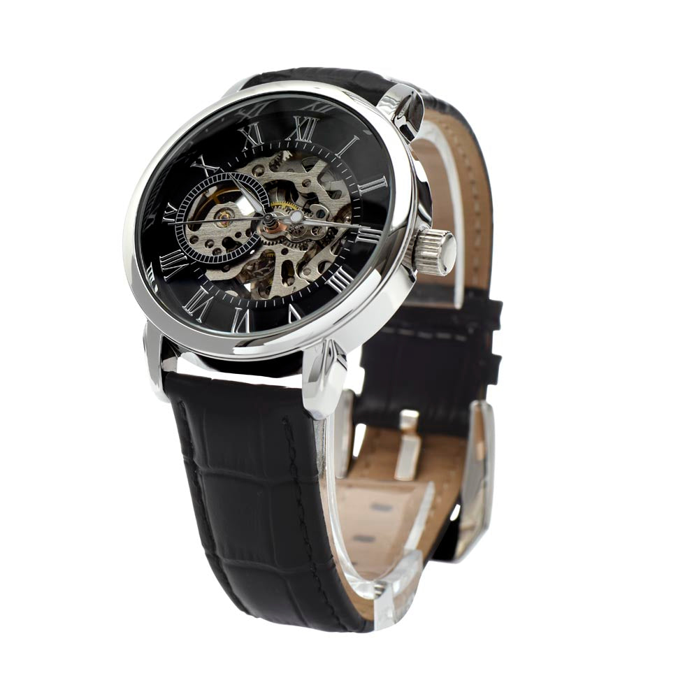 Graduation Men's Openwork Watch