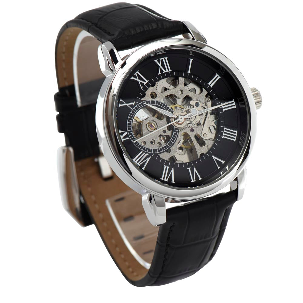 Graduation Men's Openwork Watch