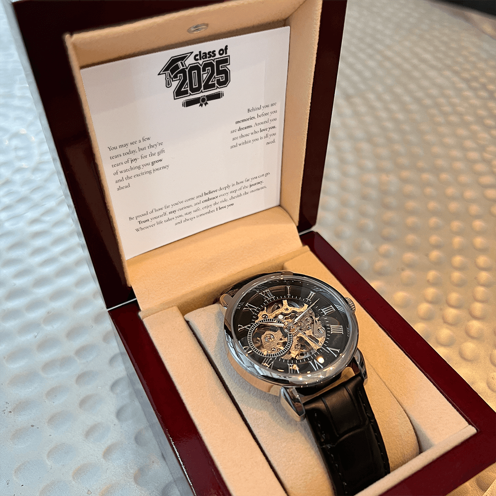 Graduation Men's Openwork Watch