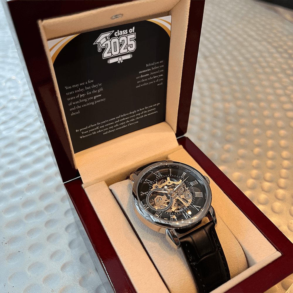 Graduation Men's Openwork Watch