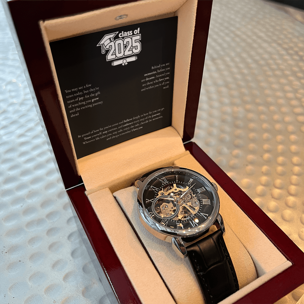 Graduation Men's Openwork Watch