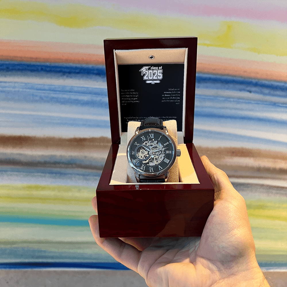 Graduation Men's Openwork Watch