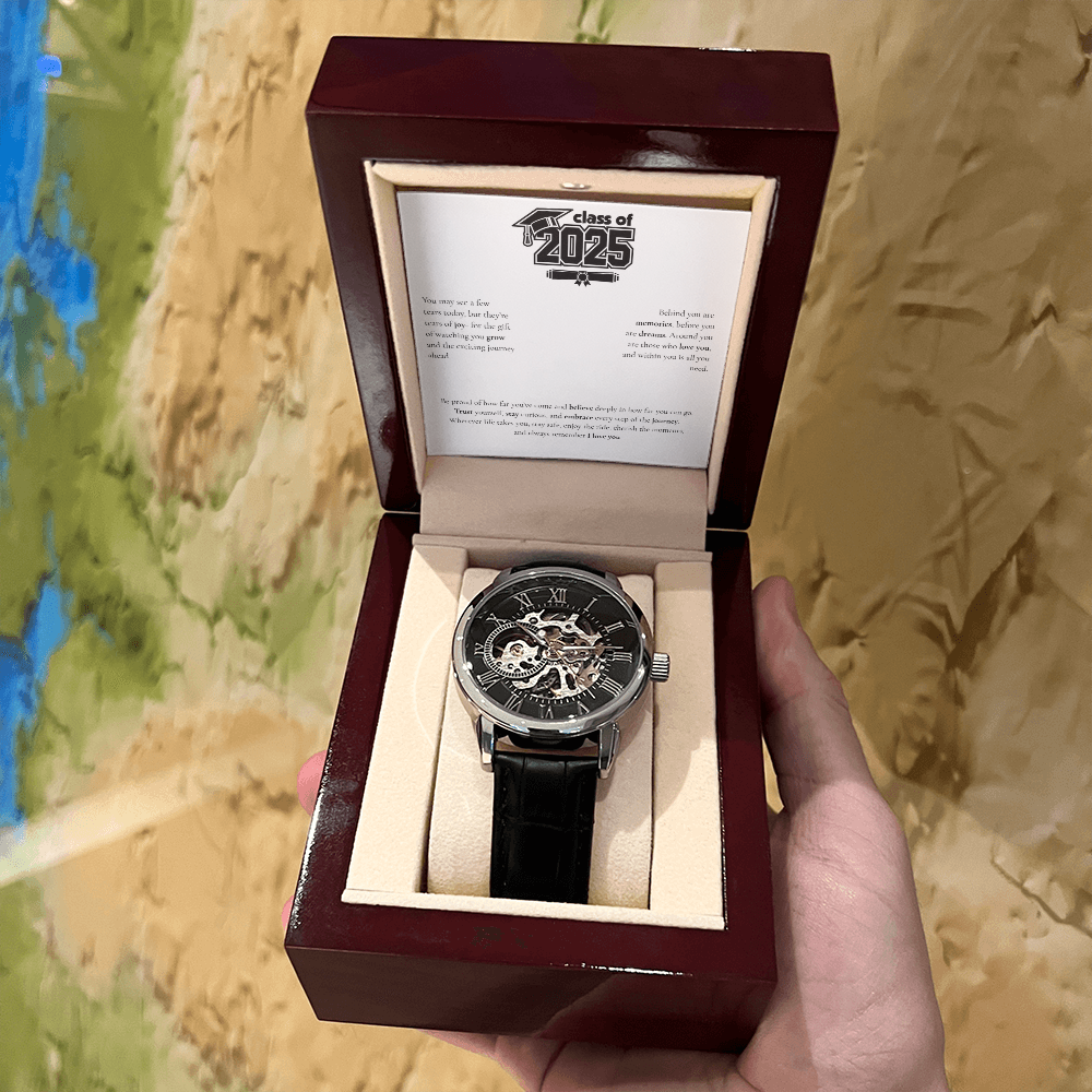 Graduation Men's Openwork Watch