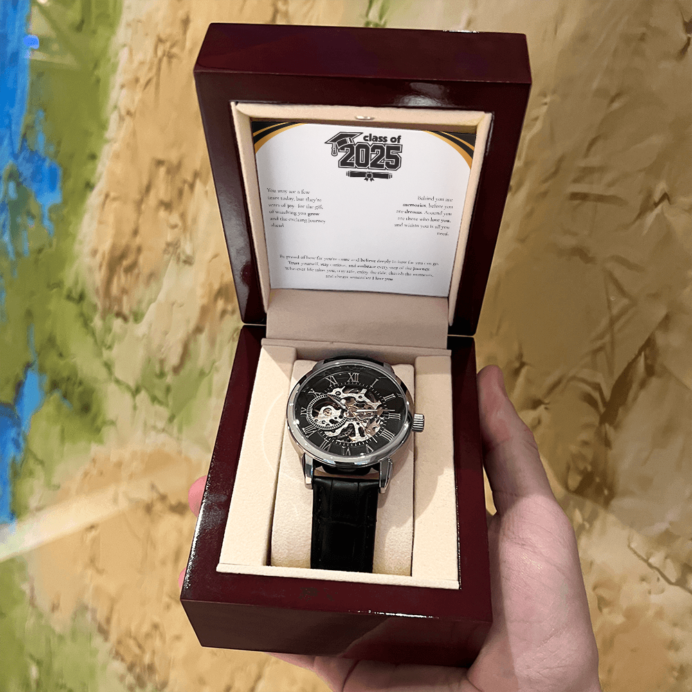 Graduation Men's Openwork Watch