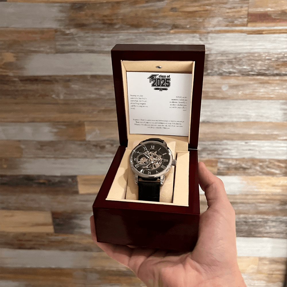 Graduation Men's Openwork Watch
