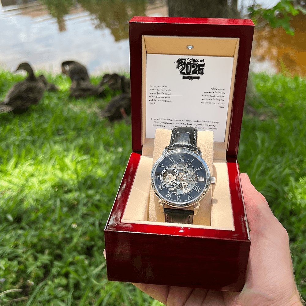 Graduation Men's Openwork Watch