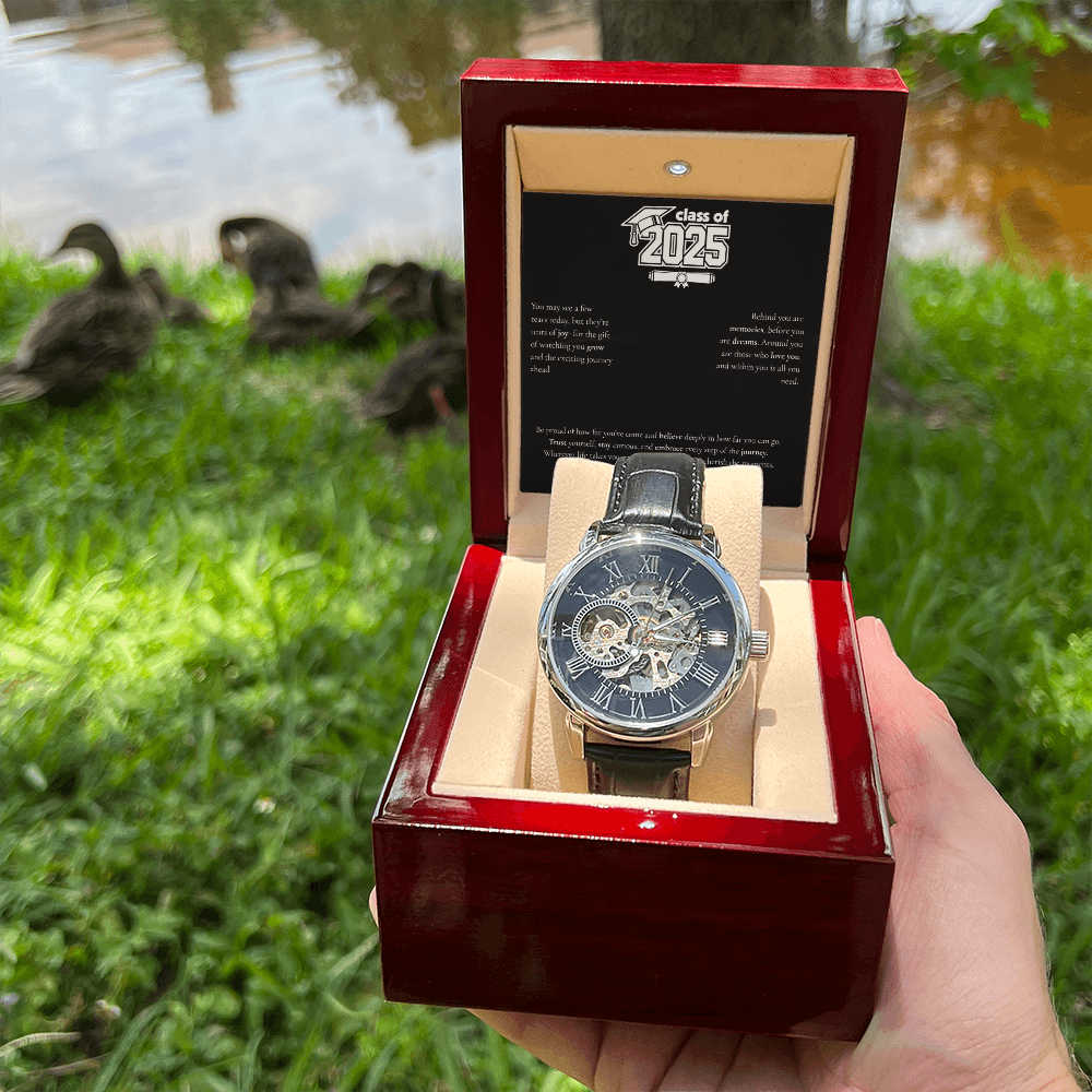 Graduation Men's Openwork Watch