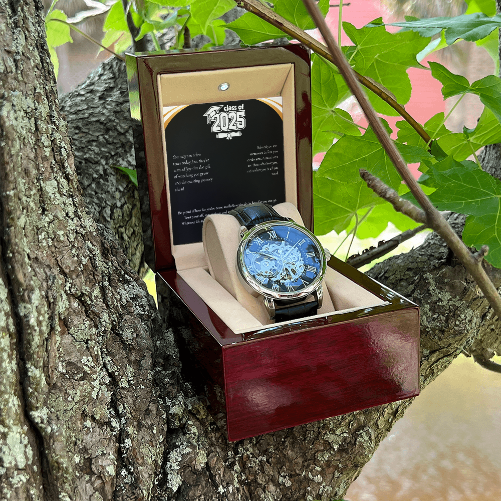 Graduation Men's Openwork Watch