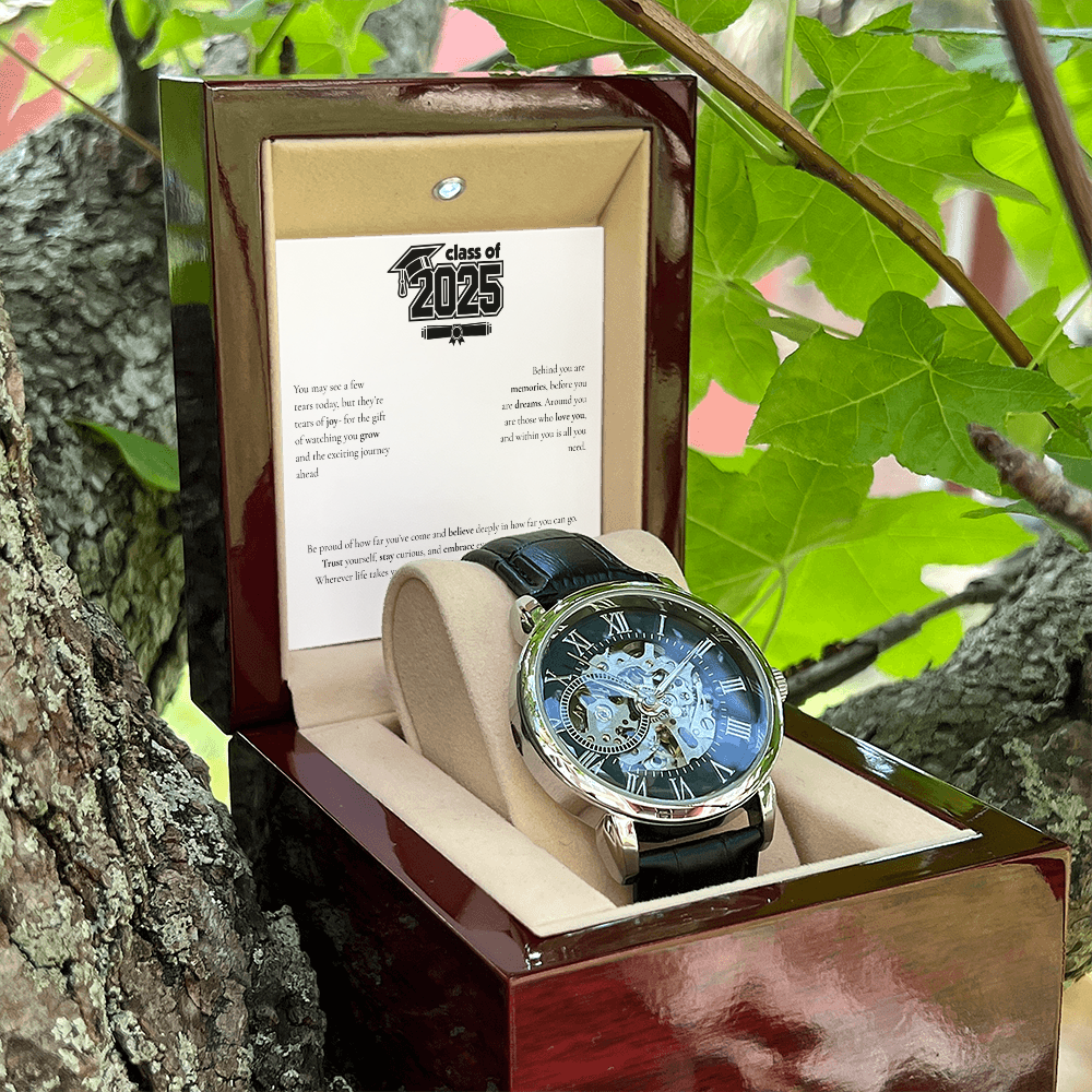 Graduation Men's Openwork Watch